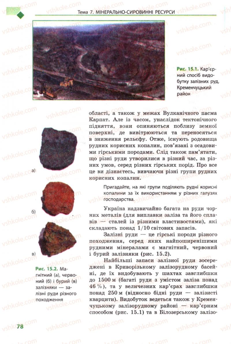 Страница 78 | Підручник Географія 8 клас Л.М. Булава 2008