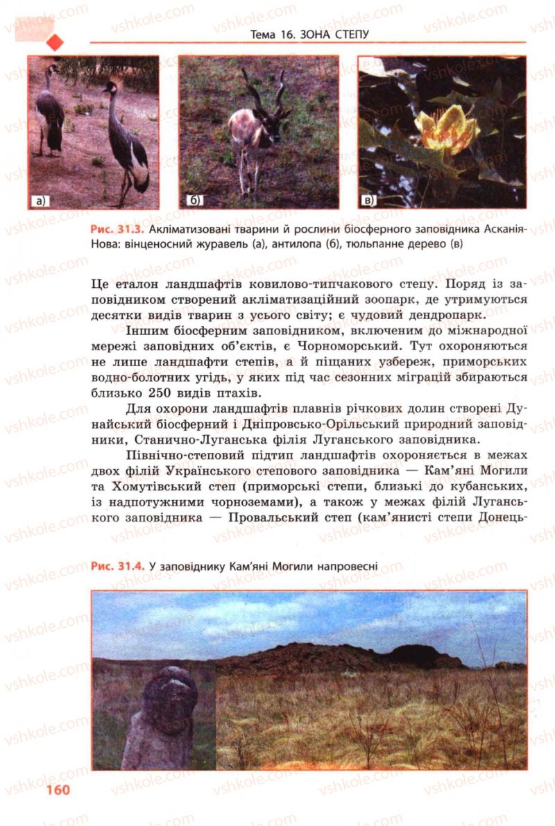 Страница 160 | Підручник Географія 8 клас Л.М. Булава 2008