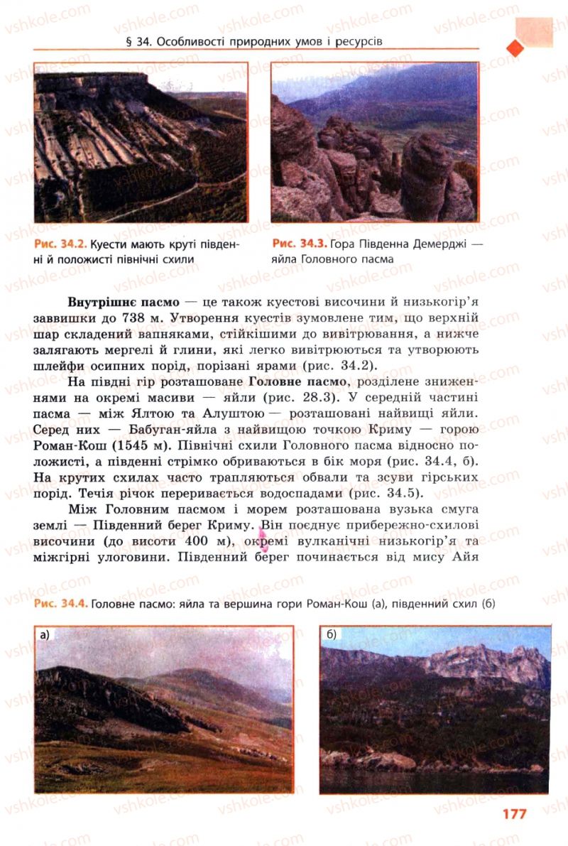 Страница 177 | Підручник Географія 8 клас Л.М. Булава 2008