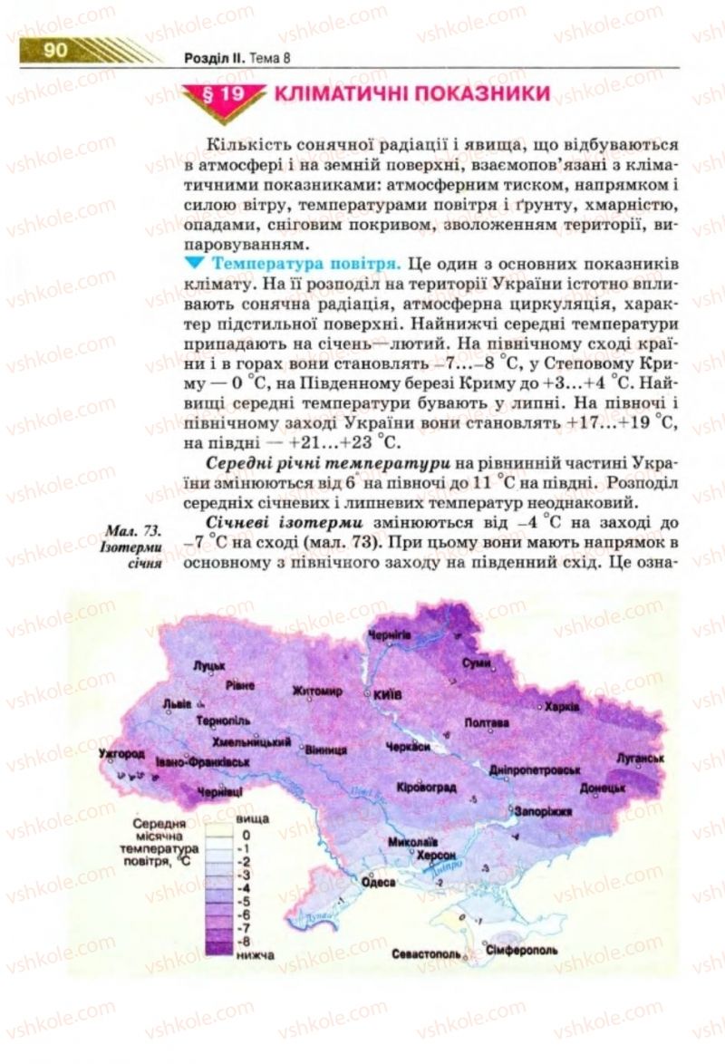 Страница 90 | Підручник Географія 8 клас П.Г. Шищенко, Н.В. Муніч 2008