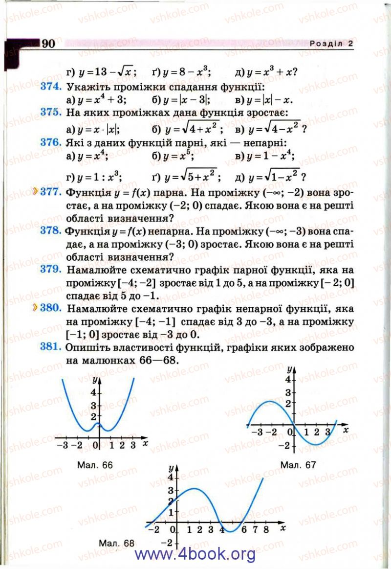 Страница 90 | Підручник Алгебра 9 клас Г.П. Бевз, В.Г. Бевз 2009
