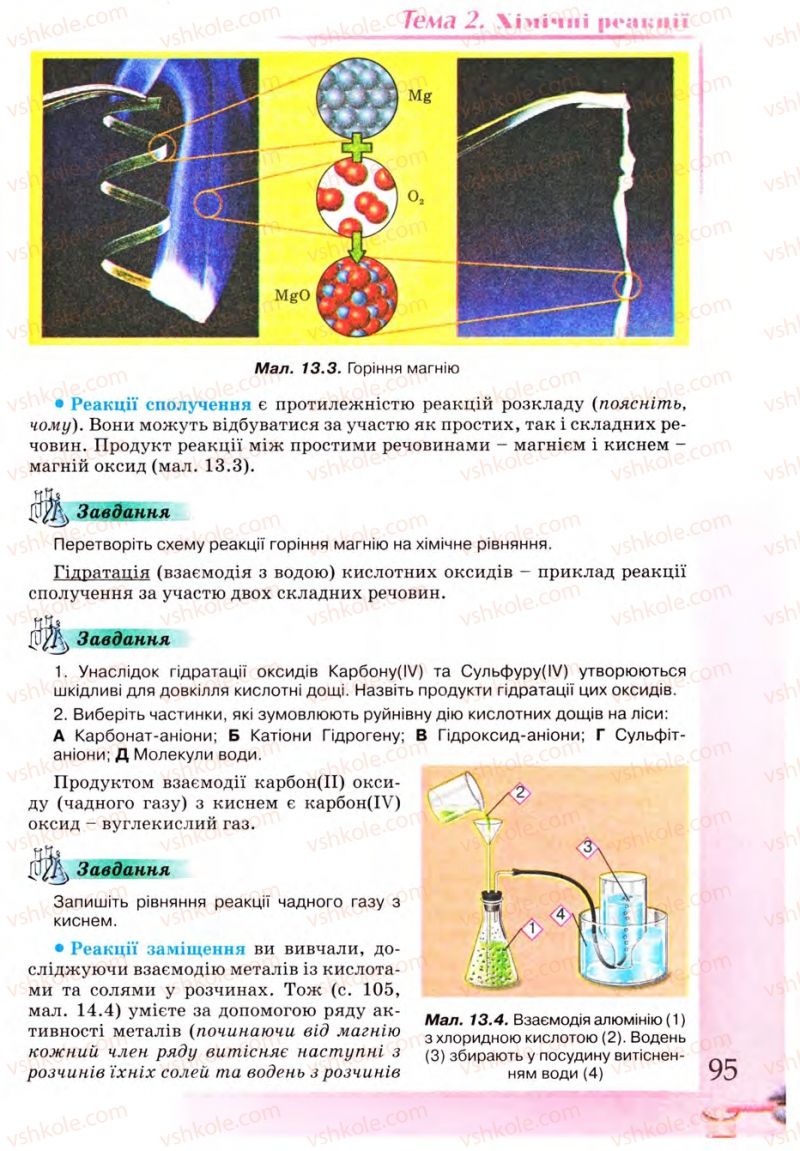 Страница 95 | Підручник Хімія 9 клас Г.А. Лашевська 2009