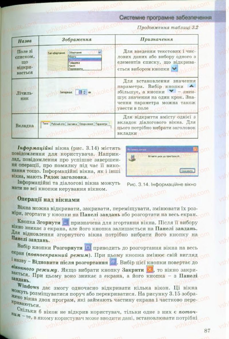 Страница 87 | Підручник Інформатика 9 клас Й.Я. Ривкінд, Т.І. Лисенко, Л.А. Чернікова, В.В. Шакотько 2009