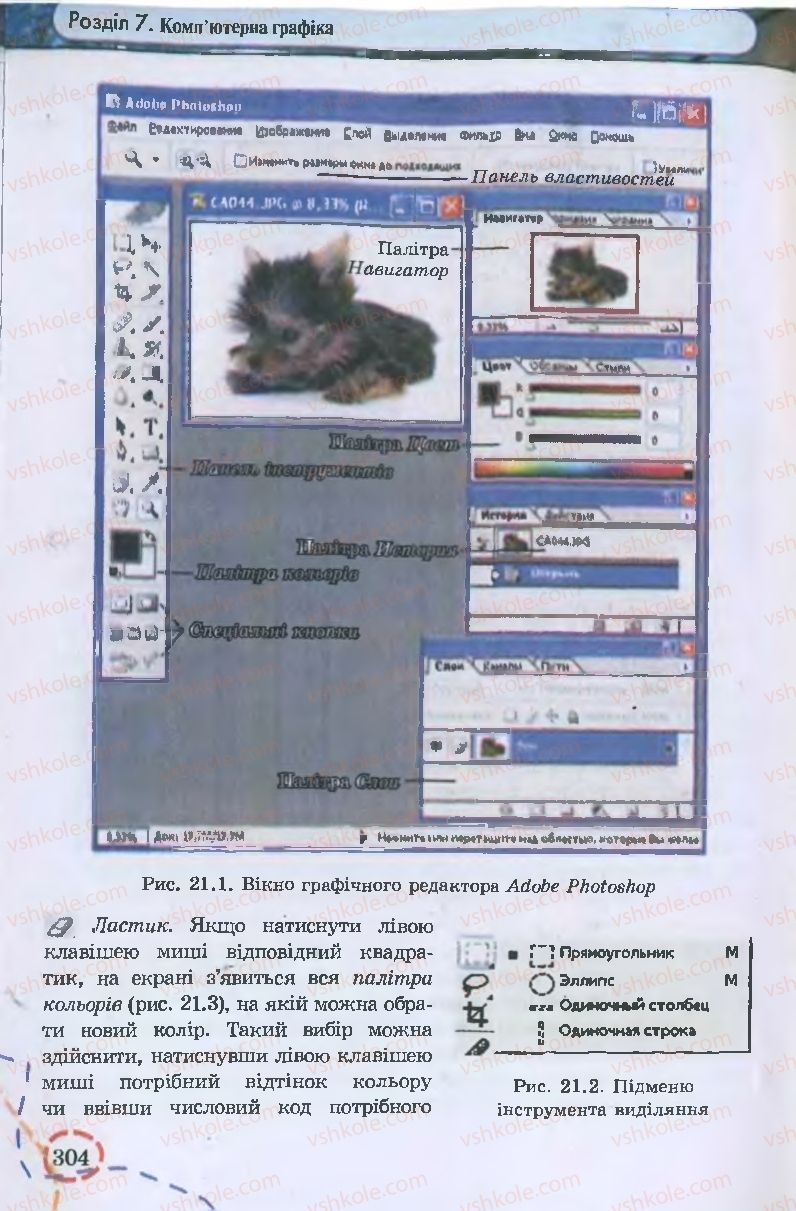 Страница 304 | Підручник Інформатика 9 клас І.Л. Володіна, В.В. Володін 2009