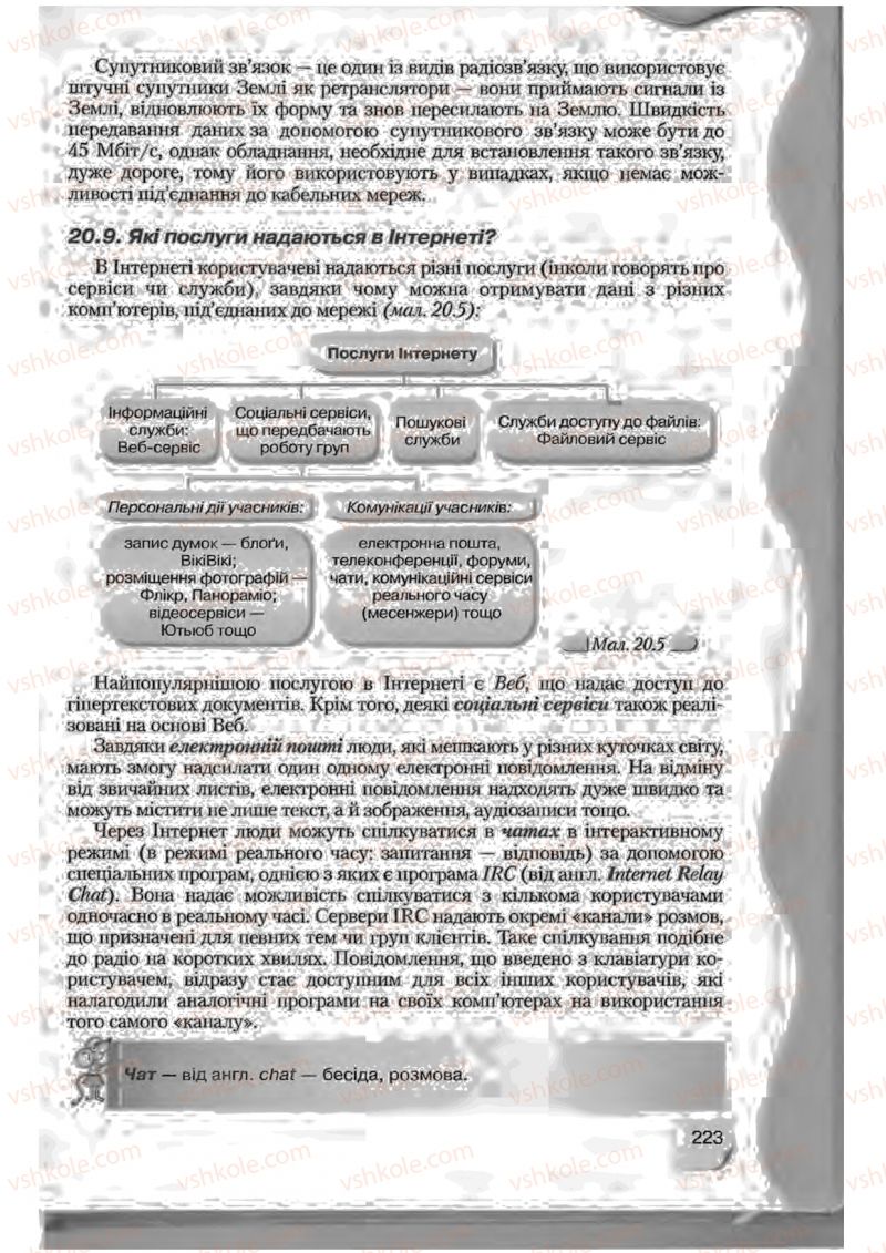 Страница 223 | Підручник Інформатика 9 клас Н.В. Морзе, В.П. Вембер, О.Г. Кузьмінська 2009