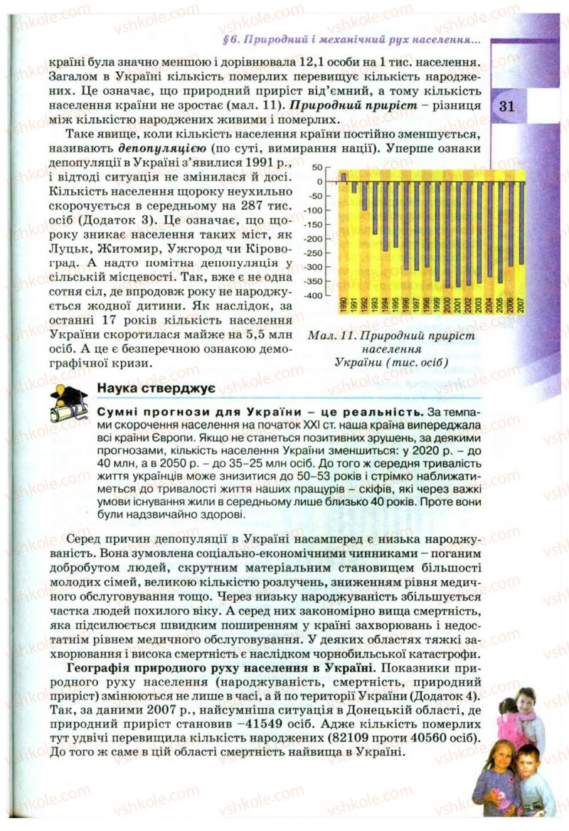 Страница 31 | Підручник Географія 9 клас В.Ю. Пестушко, Г.Ш. Уварова 2009