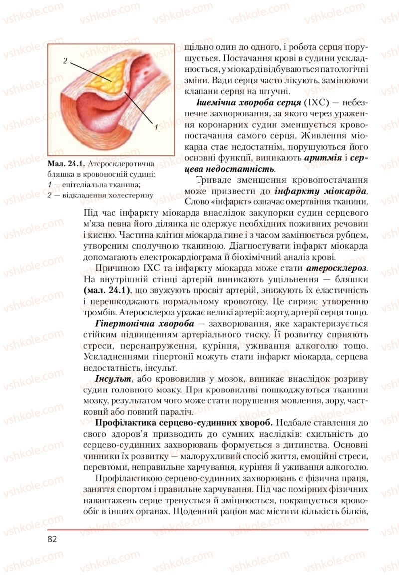 Страница 82 | Підручник Біологія 9 клас Т.І. Базанова, Ю.В. Павіченко, А.М. Тіткова 2009