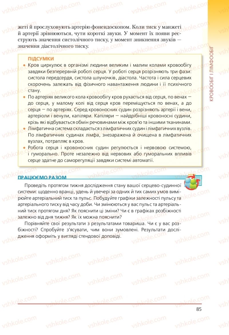Страница 85 | Підручник Біологія 9 клас Т.І. Базанова, Ю.В. Павіченко, А.М. Тіткова 2009