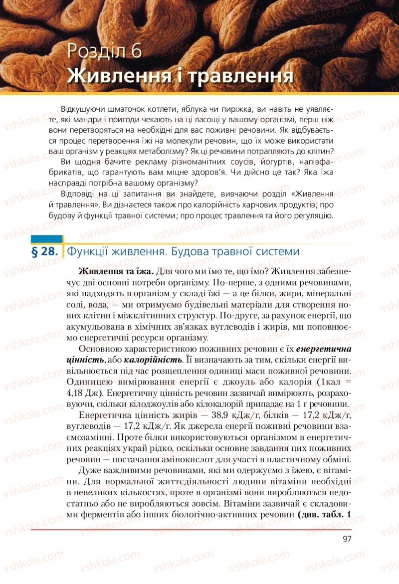 Страница 97 | Підручник Біологія 9 клас Т.І. Базанова, Ю.В. Павіченко, А.М. Тіткова 2009