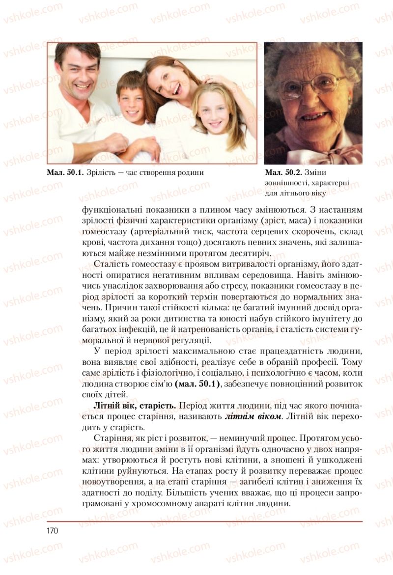 Страница 170 | Підручник Біологія 9 клас Т.І. Базанова, Ю.В. Павіченко, А.М. Тіткова 2009