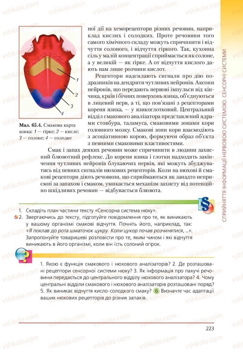 Страница 223 | Підручник Біологія 9 клас Т.І. Базанова, Ю.В. Павіченко, А.М. Тіткова 2009