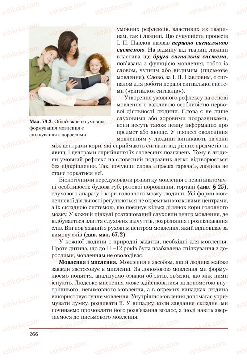 Страница 266 | Підручник Біологія 9 клас Т.І. Базанова, Ю.В. Павіченко, А.М. Тіткова 2009