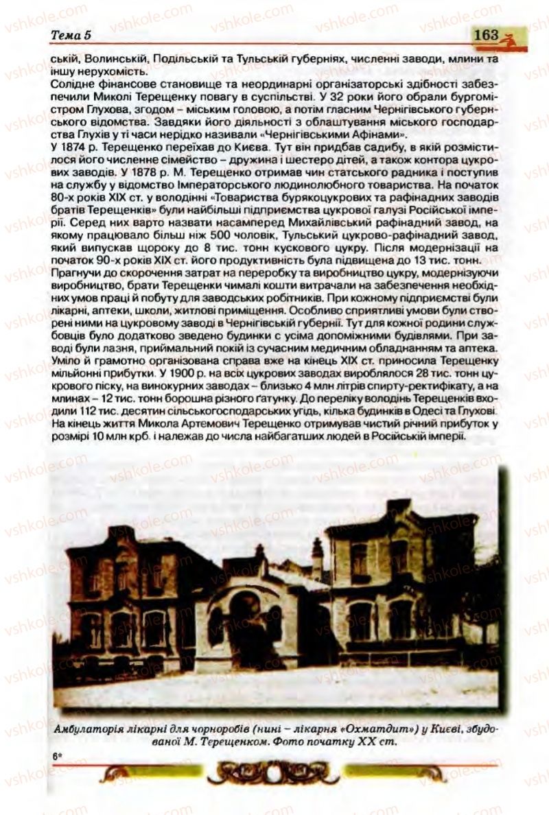 Страница 163 | Підручник Історія України 9 клас О.П. Реєнт, О.В. Малій 2009