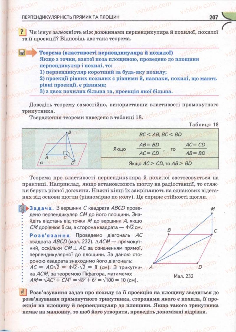 Страница 207 | Підручник Математика 10 клас М.І. Бурда, Т.В. Колесник, Ю.І. Мальований, Н.А. Тарасенкова 2010