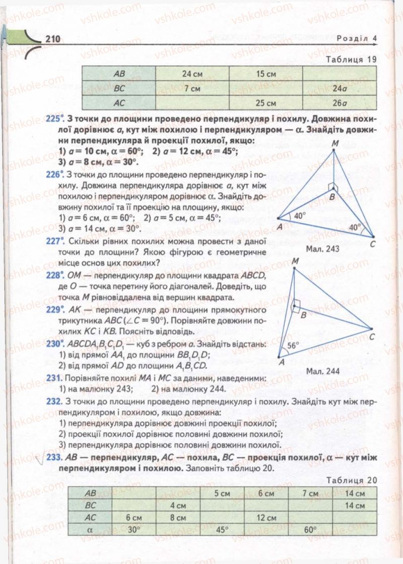 Страница 210 | Підручник Математика 10 клас М.І. Бурда, Т.В. Колесник, Ю.І. Мальований, Н.А. Тарасенкова 2010