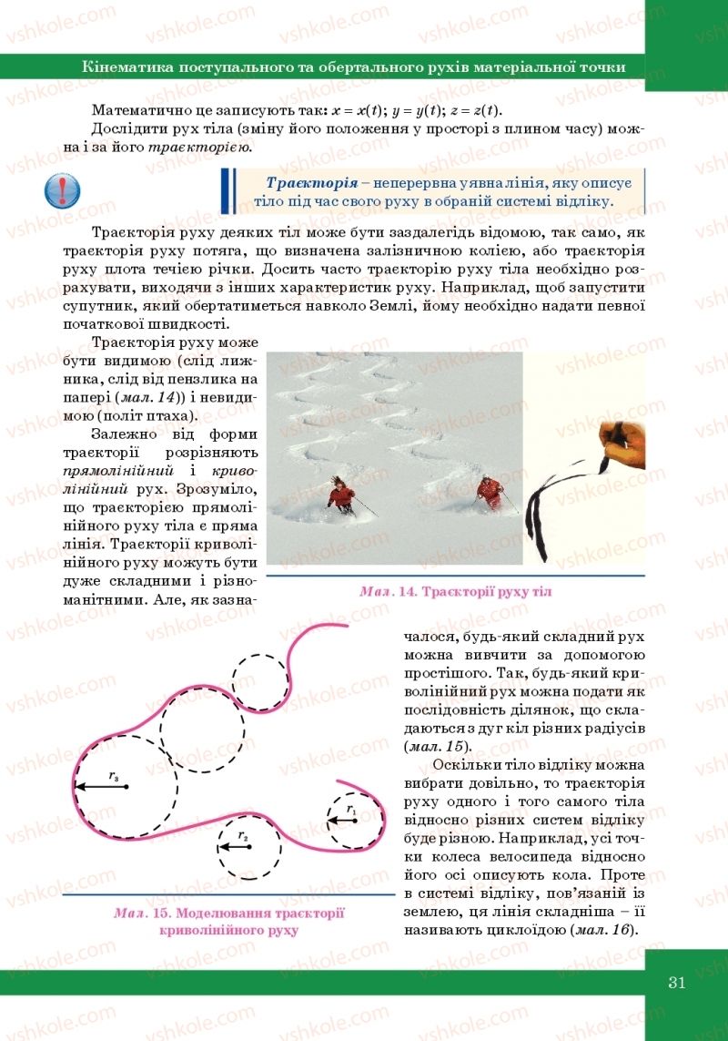 Страница 31 | Підручник Фізика 10 клас Т.М. Засєкіна, М.В. Головко 2010 Профільний рівень