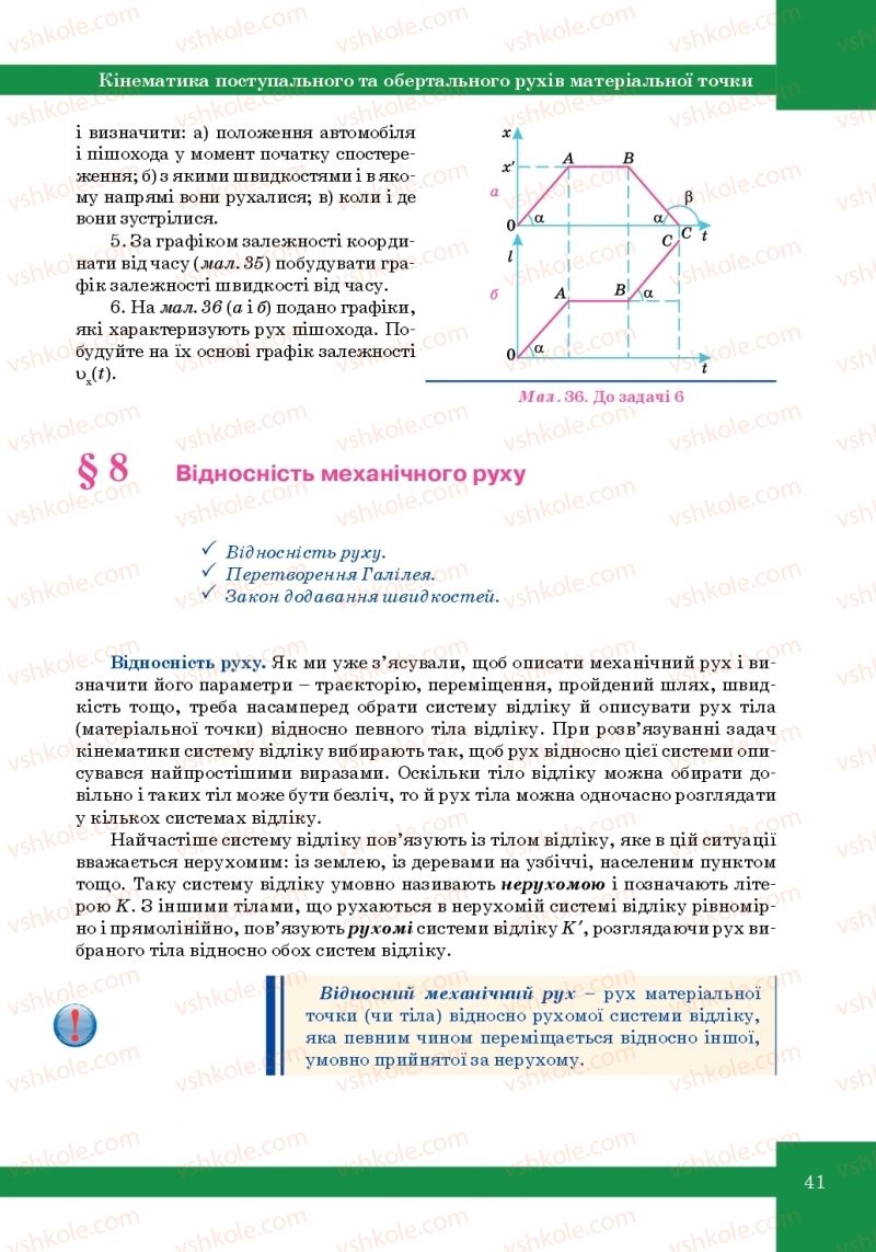 Страница 41 | Підручник Фізика 10 клас Т.М. Засєкіна, М.В. Головко 2010 Профільний рівень