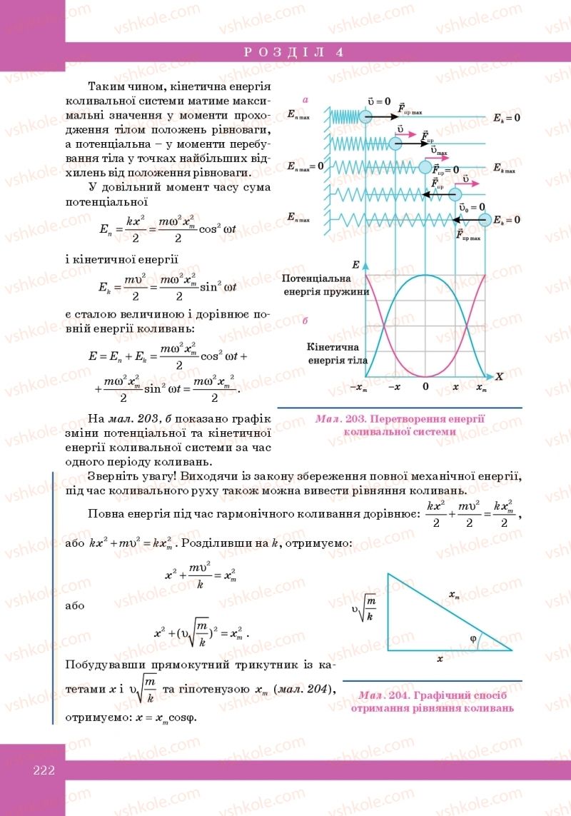 Страница 222 | Підручник Фізика 10 клас Т.М. Засєкіна, М.В. Головко 2010 Профільний рівень