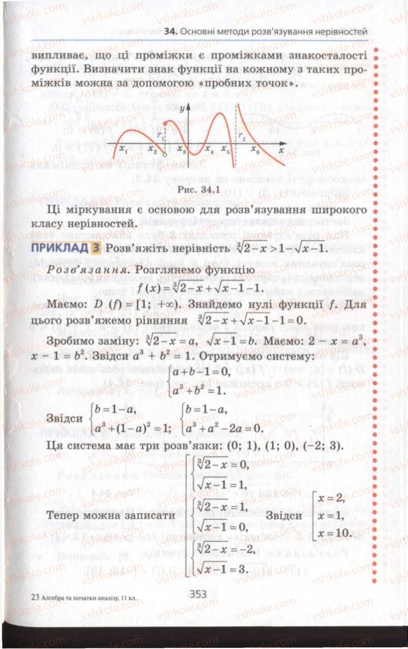 Страница 353 | Підручник Алгебра 11 клас А.Г. Мерзляк, Д.А. Номіровський, В.Б. Полонський, М.С. Якір 2011 Академічний, профільний рівні