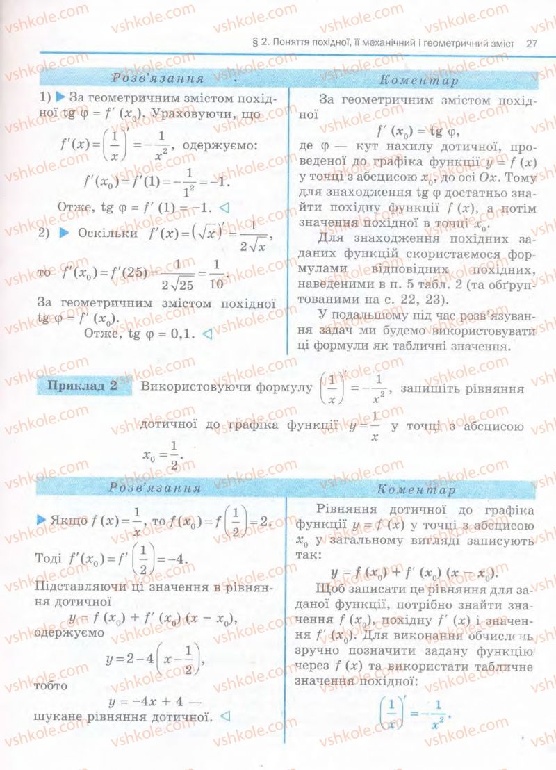 Страница 27 | Підручник Алгебра 11 клас Є.П. Нелін, О.Є. Долгова 2011 Академічний рівень, профільний рівні