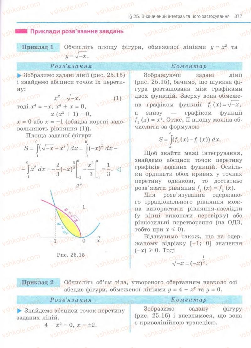 Страница 377 | Підручник Алгебра 11 клас Є.П. Нелін, О.Є. Долгова 2011 Академічний рівень, профільний рівні