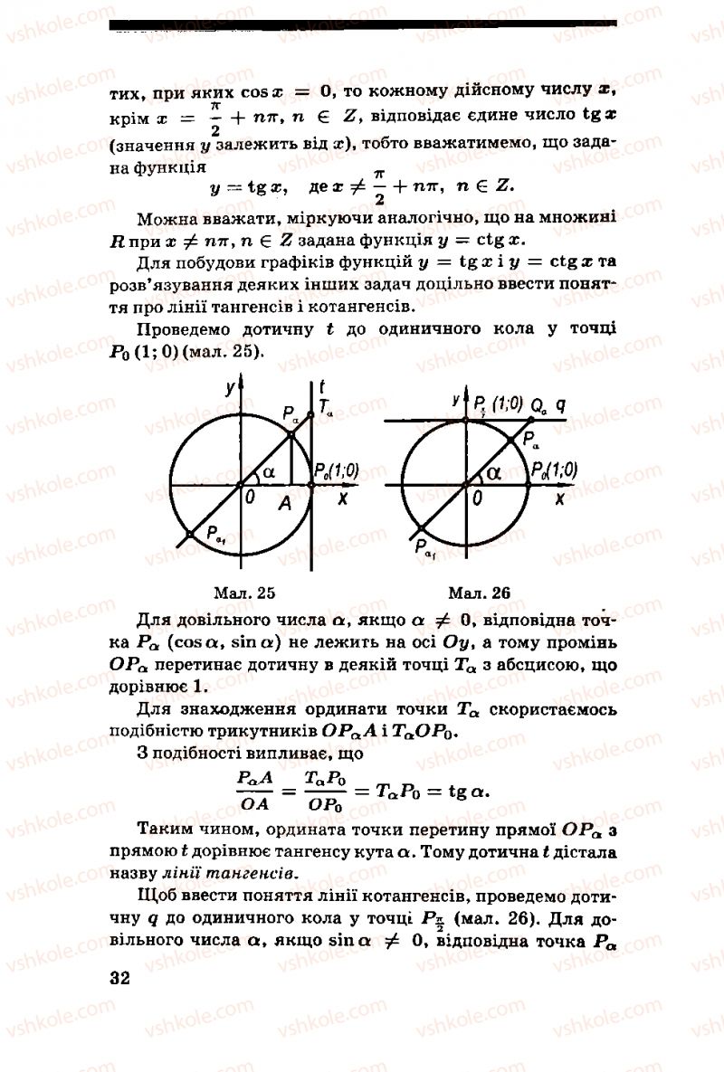 Страница 32 | Підручник Алгебра 11 клас М.І. Шкіль, З.І. Слєпкань, О.С. Дубинчук 2001