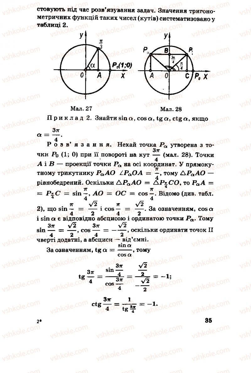 Страница 35 | Підручник Алгебра 11 клас М.І. Шкіль, З.І. Слєпкань, О.С. Дубинчук 2001