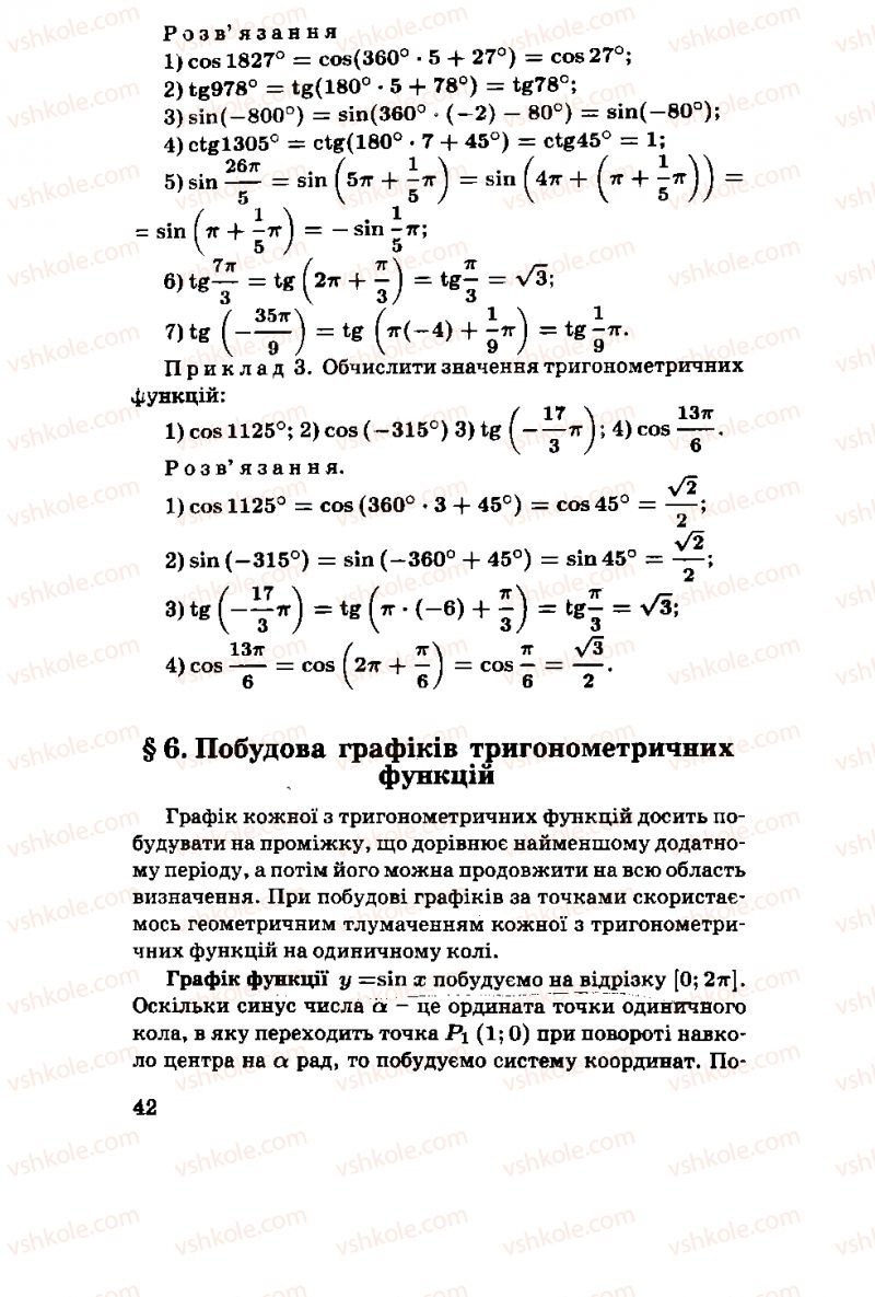 Страница 42 | Підручник Алгебра 11 клас М.І. Шкіль, З.І. Слєпкань, О.С. Дубинчук 2001