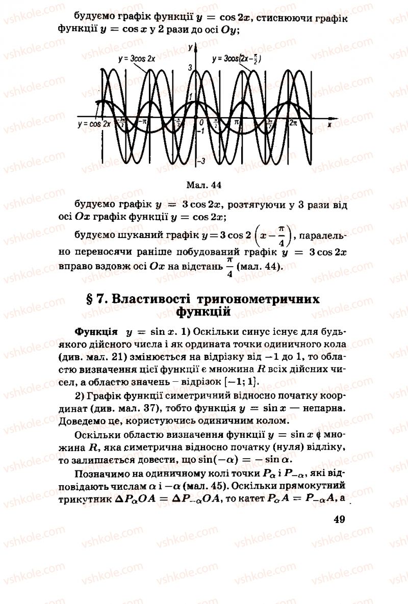Страница 49 | Підручник Алгебра 11 клас М.І. Шкіль, З.І. Слєпкань, О.С. Дубинчук 2001