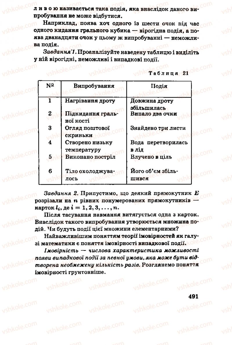 Страница 491 | Підручник Алгебра 11 клас М.І. Шкіль, З.І. Слєпкань, О.С. Дубинчук 2001