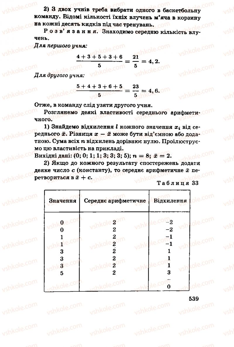 Страница 539 | Підручник Алгебра 11 клас М.І. Шкіль, З.І. Слєпкань, О.С. Дубинчук 2001