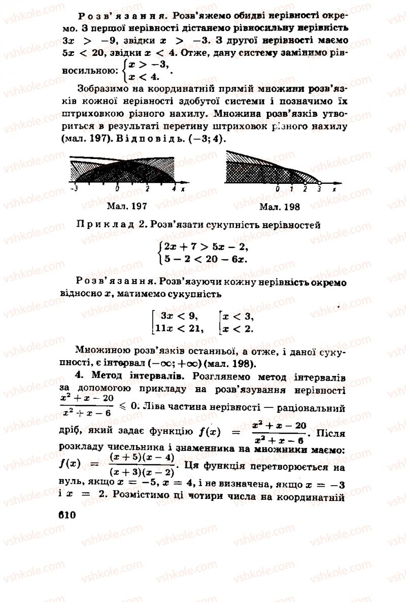 Страница 610 | Підручник Алгебра 11 клас М.І. Шкіль, З.І. Слєпкань, О.С. Дубинчук 2001