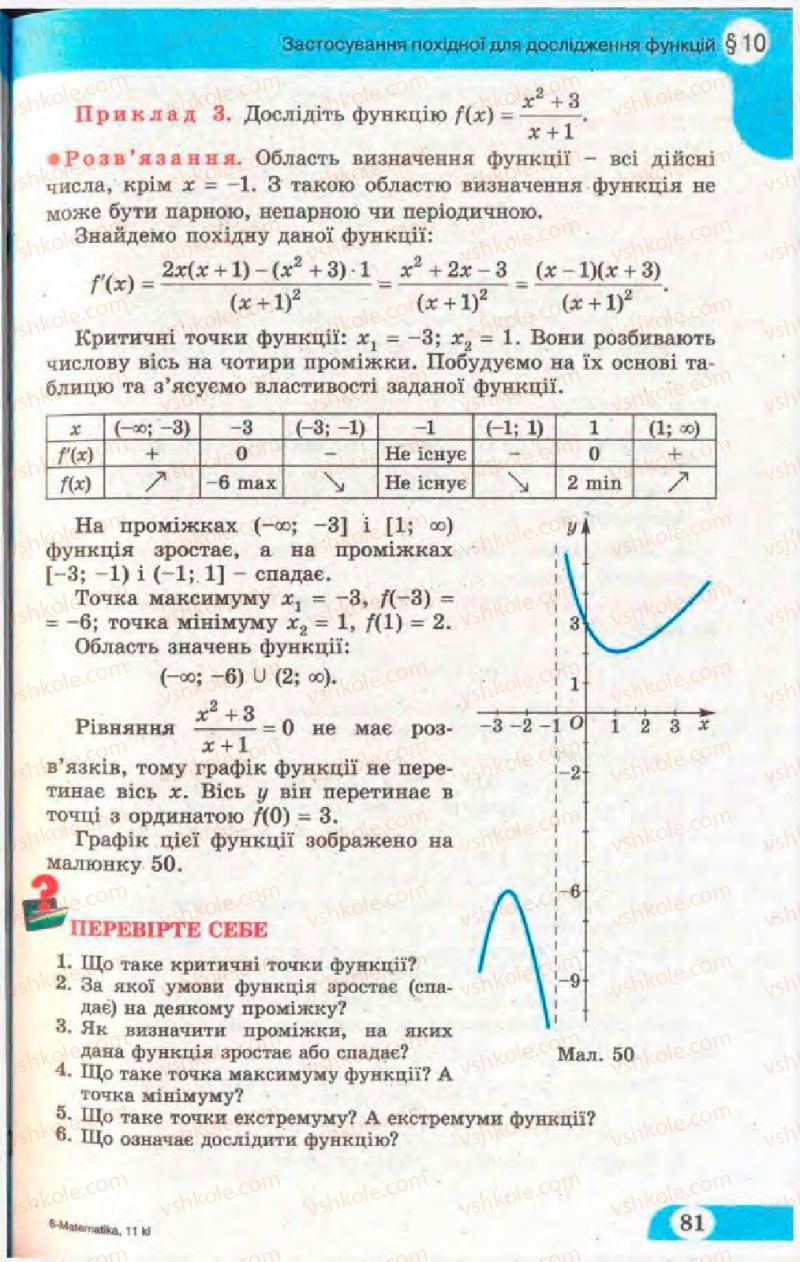 Страница 81 | Підручник Математика 11 клас Г.П. Бевз, В.Г. Бевз 2011 Рівень стандарту