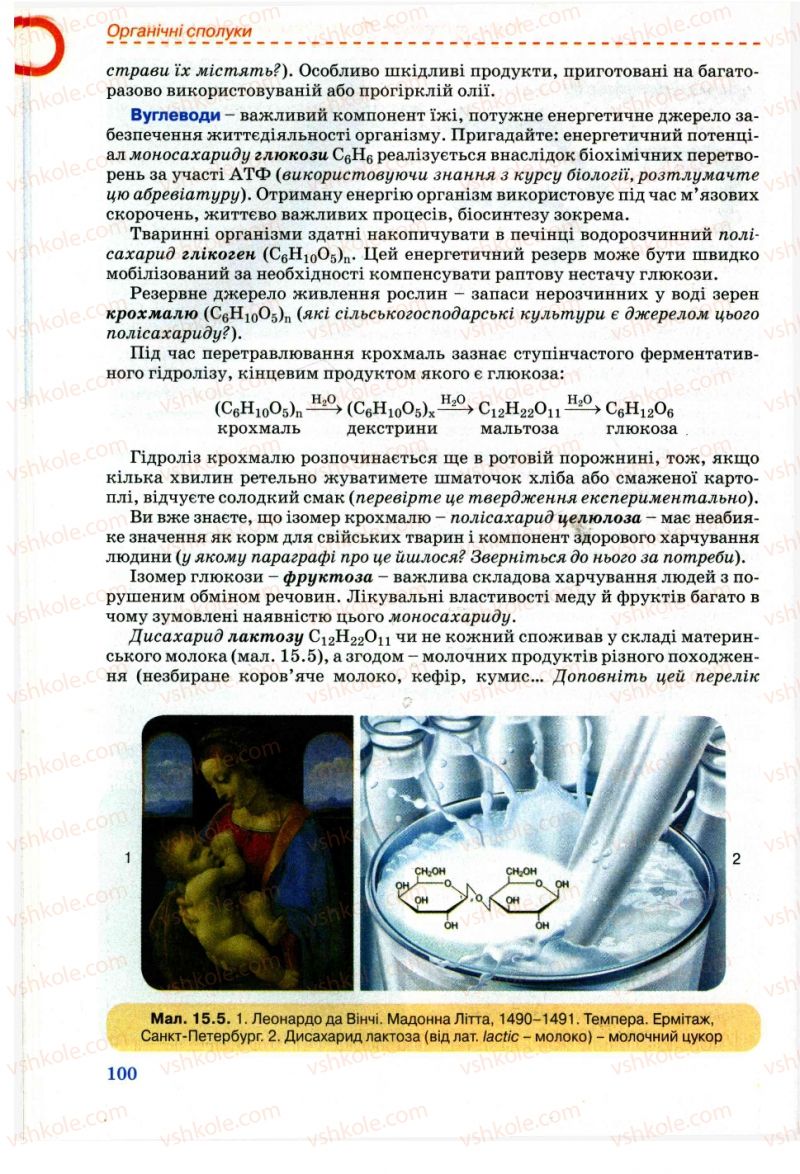 Страница 100 | Підручник Хімія 11 клас Г.А. Лашевська, А.А. Лашевська 2011