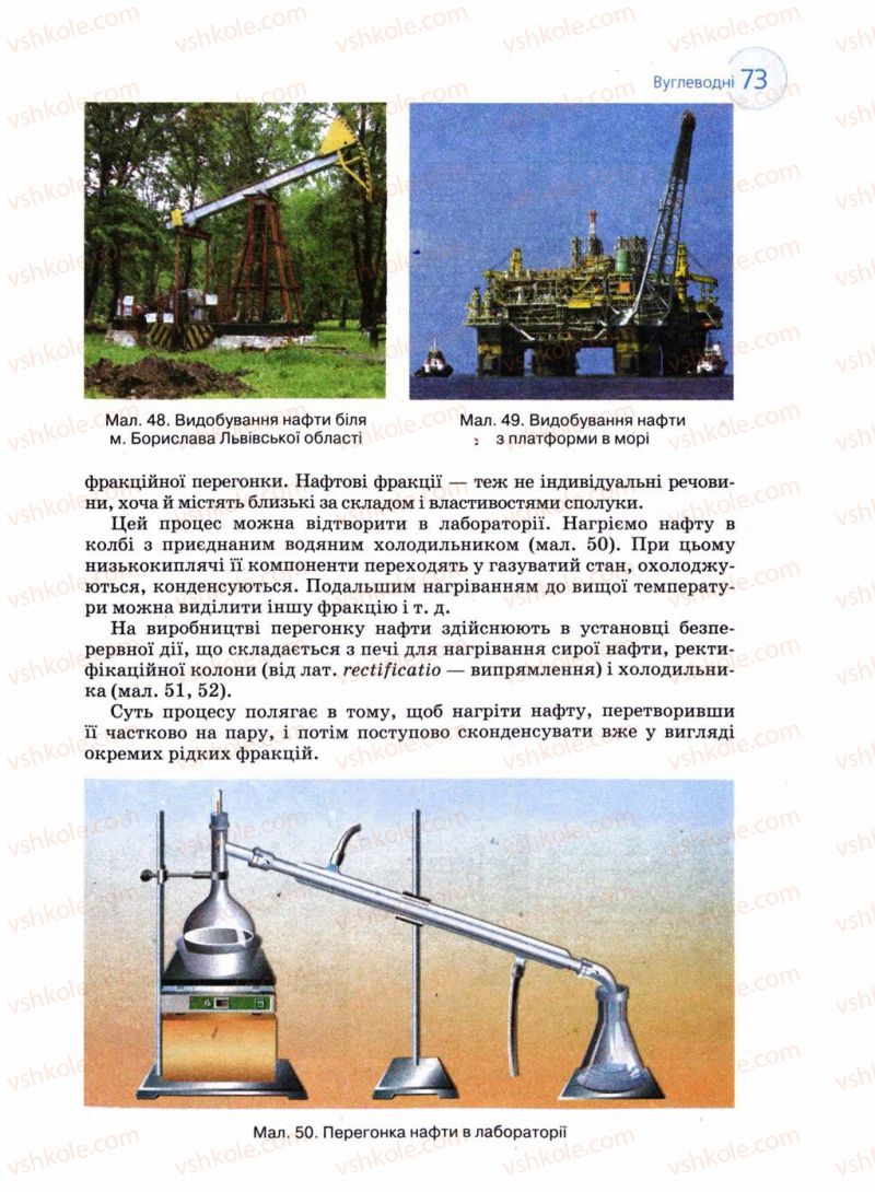 Страница 73 | Підручник Хімія 11 клас Л.П. Величко 2011 Академічний рівень