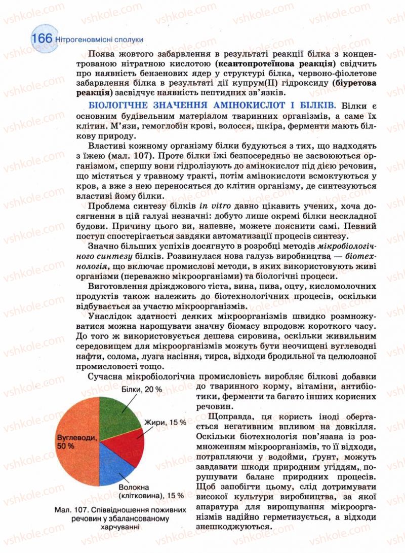 Страница 166 | Підручник Хімія 11 клас Л.П. Величко 2011 Академічний рівень
