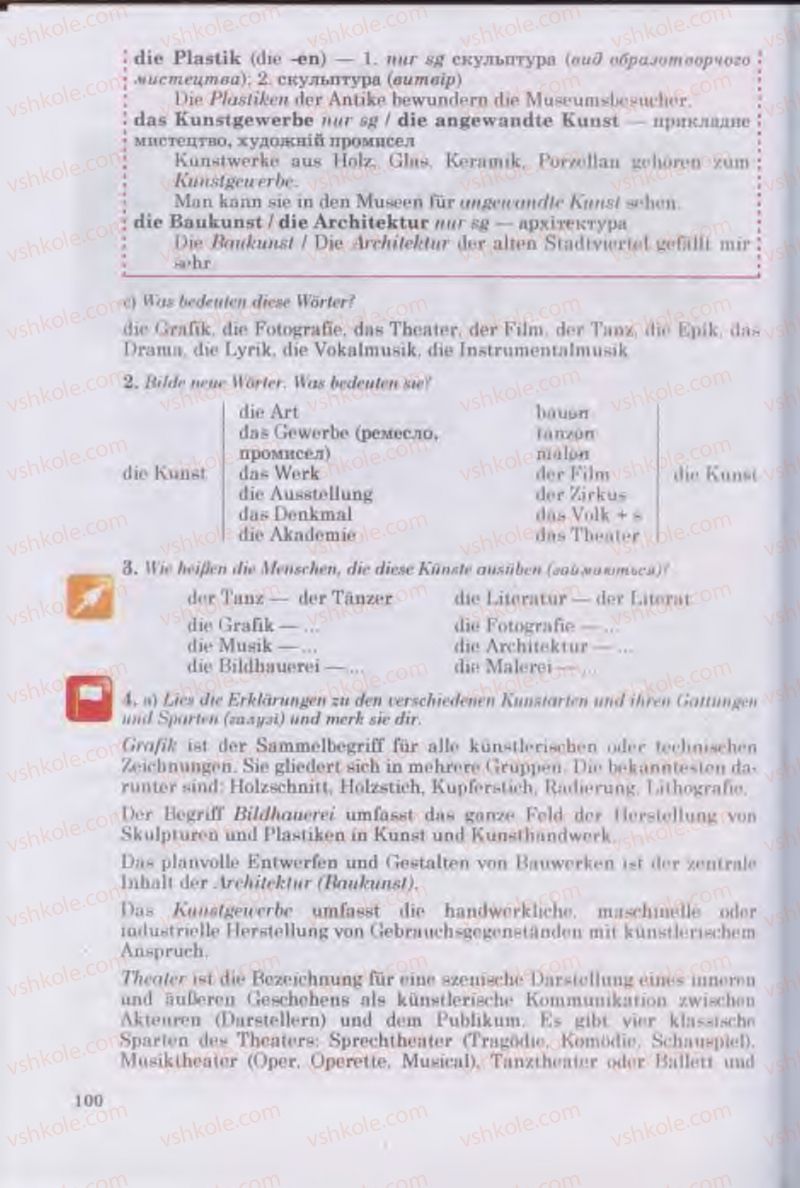 Страница 100 | Підручник Німецька мова 11 клас Н.П. Басай 2011 10 рік навчання