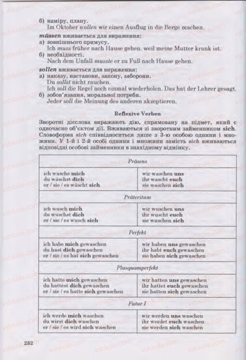 Страница 232 | Підручник Німецька мова 11 клас Н.П. Басай 2011 10 рік навчання