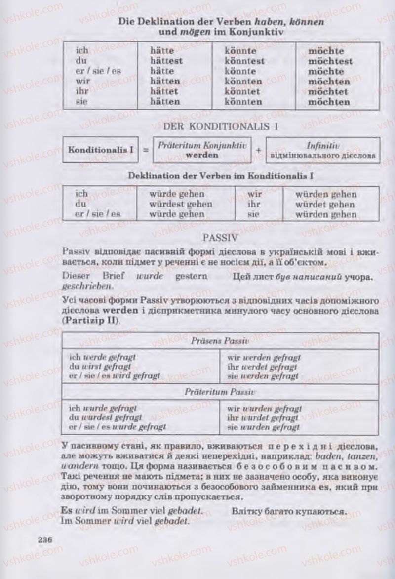 Страница 236 | Підручник Німецька мова 11 клас Н.П. Басай 2011 10 рік навчання
