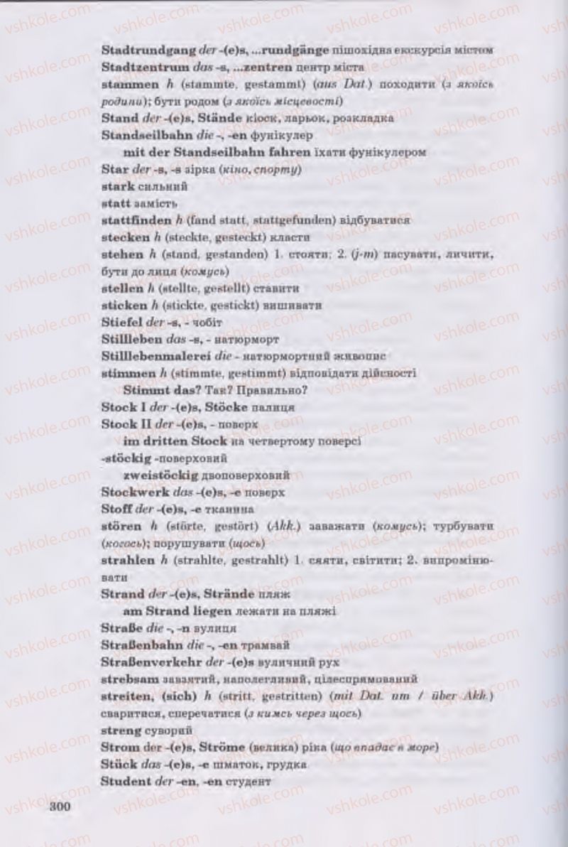 Страница 300 | Підручник Німецька мова 11 клас Н.П. Басай 2011 10 рік навчання