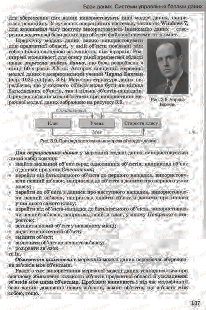 Страница 137 | Підручник Інформатика 11 клас Й.Я. Ривкінд, Т.І. Лисенко, Л.А. Чернікова, В.В. Шакотько 2011