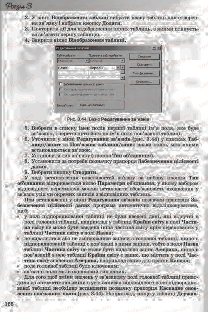 Страница 166 | Підручник Інформатика 11 клас Й.Я. Ривкінд, Т.І. Лисенко, Л.А. Чернікова, В.В. Шакотько 2011