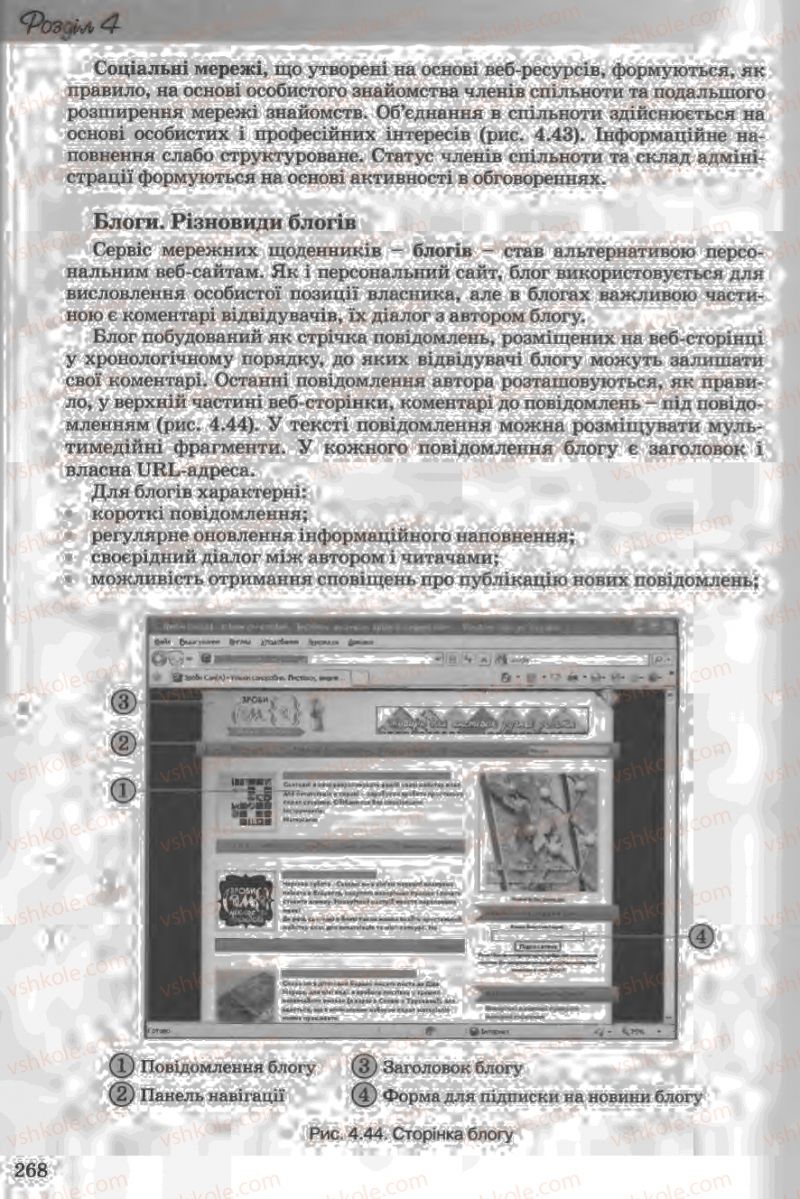 Страница 268 | Підручник Інформатика 11 клас Й.Я. Ривкінд, Т.І. Лисенко, Л.А. Чернікова, В.В. Шакотько 2011