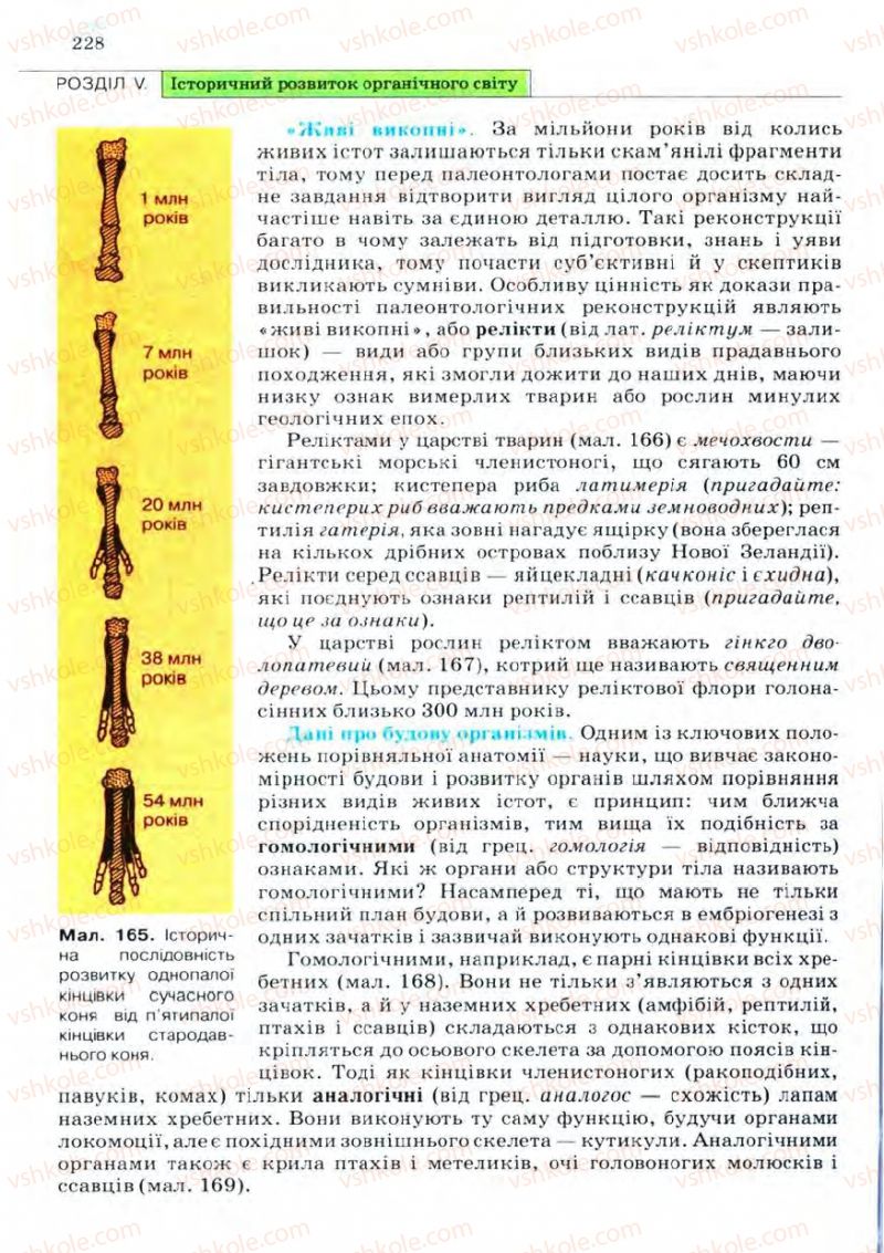 Страница 228 | Підручник Біологія 11 клас С.В. Межжерін, Я.О. Межжеріна 2011 Академічний рівень