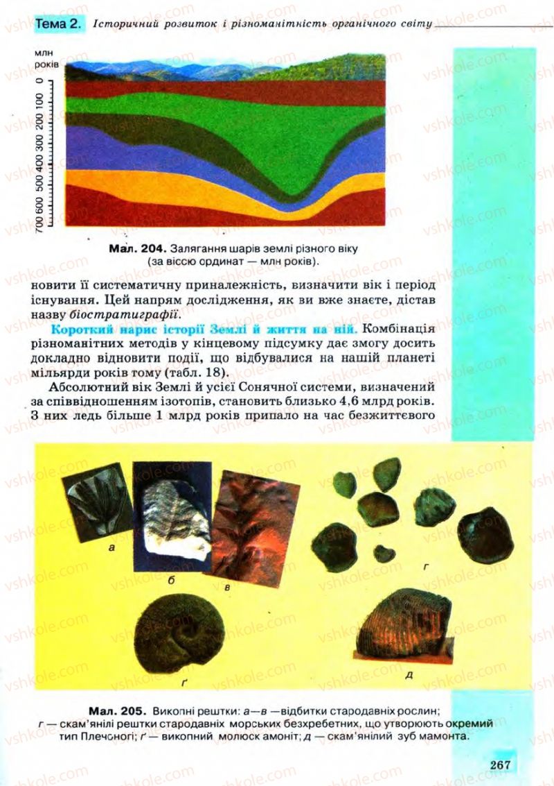 Страница 267 | Підручник Біологія 11 клас С.В. Межжерін, Я.О. Межжеріна 2011 Академічний рівень