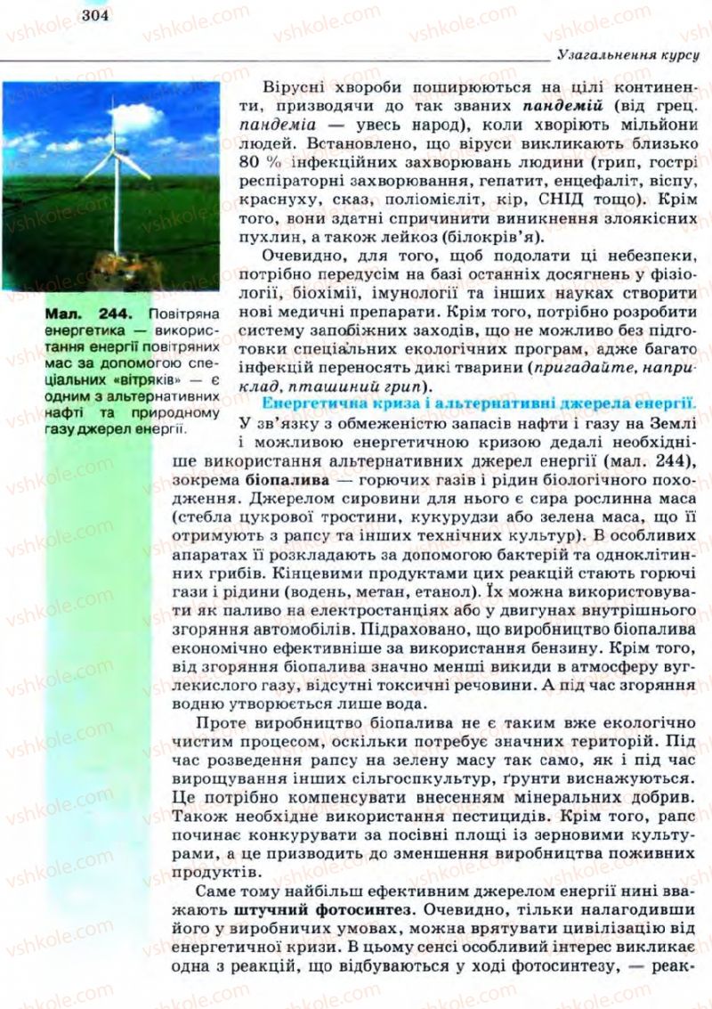 Страница 304 | Підручник Біологія 11 клас С.В. Межжерін, Я.О. Межжеріна 2011 Академічний рівень
