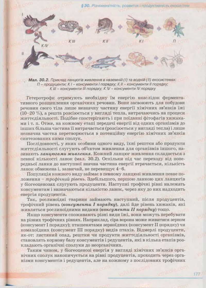 Страница 177 | Підручник Біологія 11 клас П.Г. Балан, Ю.Г. Вервес 2011 Академічний рівень