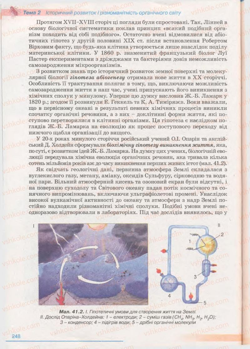 Страница 248 | Підручник Біологія 11 клас П.Г. Балан, Ю.Г. Вервес 2011 Академічний рівень