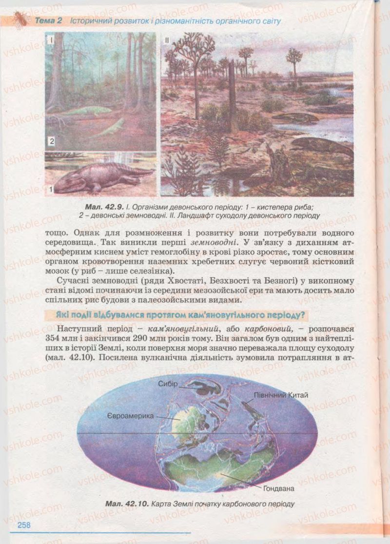 Страница 258 | Підручник Біологія 11 клас П.Г. Балан, Ю.Г. Вервес 2011 Академічний рівень