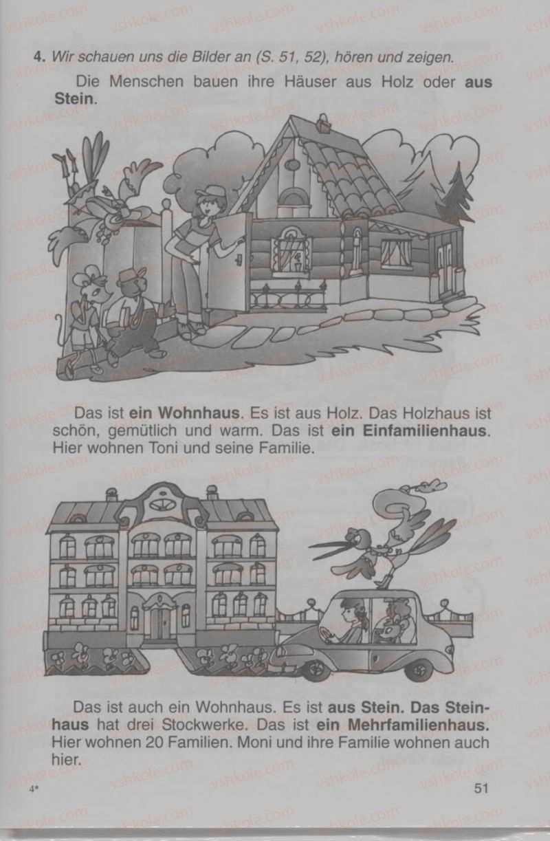 Страница 51 | Підручник Німецька мова 4 клас Н.П. Басай 2006